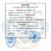 Hague Apostille Seychelles