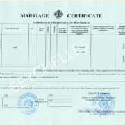 Marriage Certificate